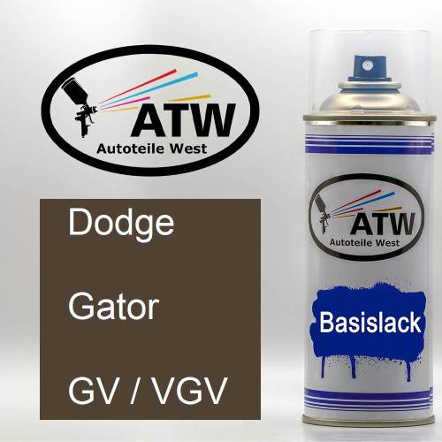 Dodge, Gator, GV / VGV: 400ml Sprühdose, von ATW Autoteile West.